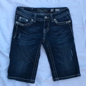 Miss Me “Bermuda” Jean shorts